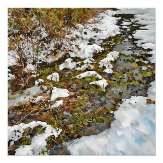 L'Eau Qui Traverse L'Élargissement De La Photo De