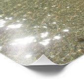 L'eau sur la plage I Photographie Abstraite de la (Coin)