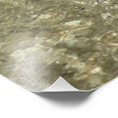 L'eau sur la plage II Photographie Abstraite de la (Coin)