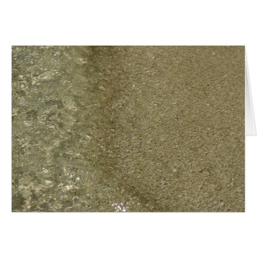 L'eau sur la plage II Photographie Abstraite de la (Devant Horizontal)