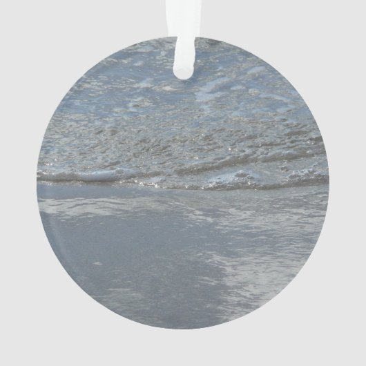 L'eau sur la plage Photographie Abstraite (dos)