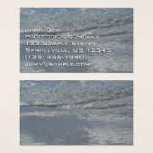 L'eau sur la plage Photographie Abstraite (Devant & derrière)