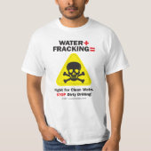 L'eau + T-shirt 2 de Fracking (Devant)