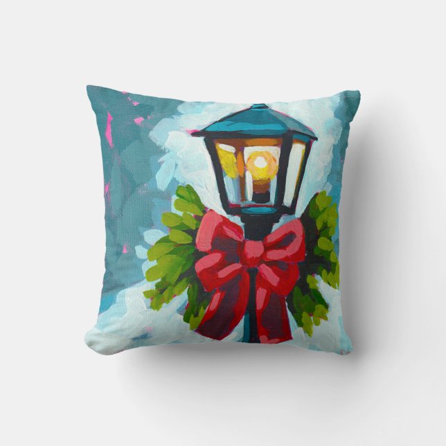 Leave a Light On Throw Pillow Kussen (Voorkant)