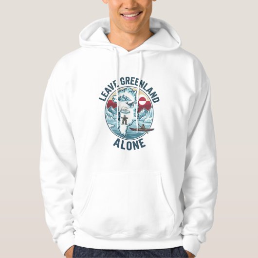 Leave Greenland Alone Hoodie (Voorkant)