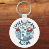 Leave Greenland Alone Sleutelhanger (Achterkant)