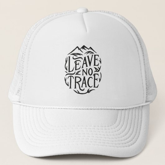 Leave no trace camping hiking trucker pet (Voorkant)