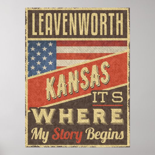 Leavenworth Kansas Poster (Voorkant)