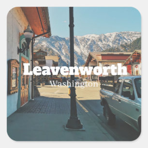 Leavenworth - Washington Vierkante Sticker