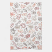 Leaves Automne Serviette de cuisine esthétique (Vertical)