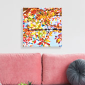 Leaves Canvas Afdruk (Insitu (Woonkamer))