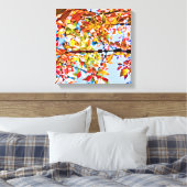 Leaves Canvas Afdruk (Insitu (Slaapkamer))