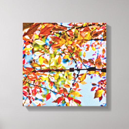 Leaves Canvas Afdruk (Voorkant)
