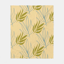 Leaves Fleece Deken