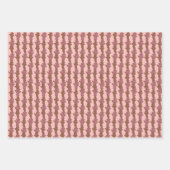 Leaves in Rich Reds Holiday Gift Paper (Voorkant 2)