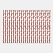 Leaves in Rich Reds Holiday Gift Paper (Voorkant)