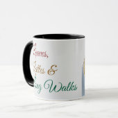 Leaves, Lattes and Long Walks Mug Mok (Voorkant links)