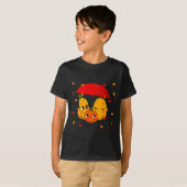 Leaves Pumpkin Spice Herfst Autumn Halloween T-shirt (Voorkant volledig)