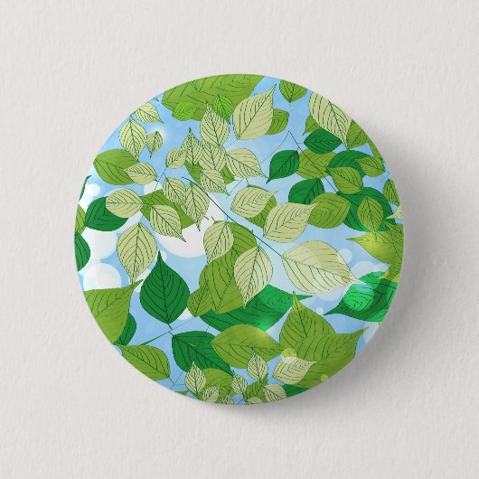 Leaves Ronde Button 5,7 Cm (Voorkant)
