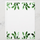Leaves Stationery van natuur (Voorkant / Achterkant)