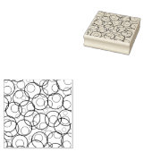 Leaves Wreath Rubber Stamp Rubberstempel (Gestempeld)