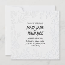 Leavespress bruiloft uitnodiging