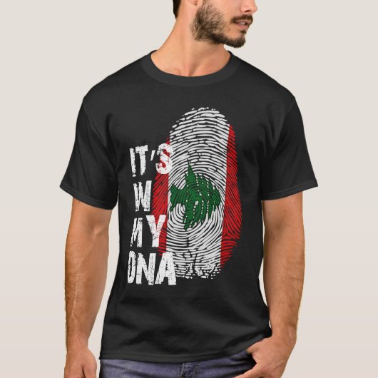 Lebanese Protest Flag Supporting Revolution 2019 T-shirt (Voorkant)