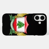 Lebanon Flag Emblem Case-Mate iPhone Case (Achterkant (horizontaal))