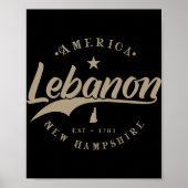 Lebanon New Hampshire Poster (Voorkant)