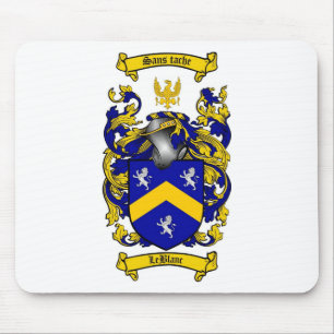 LEBLANC FAMILIE CREST - LEBLANCKAT VAN WAPENS MUISMAT