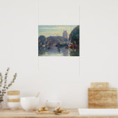 Lebourg - Cathedrale de Dordrecht Poster (Keuken)