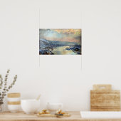 Lebourg - De Seine bij Rouen in de winters Poster (Keuken)