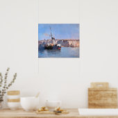 Lebourg - Dieppe Steam Amarre 1881 Poster (Keuken)