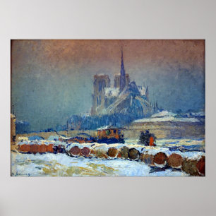 Lebourg - Notre Dame Parijs Poster
