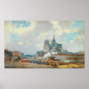 Lebourg - Parijs Notre Dame Poster