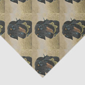 LeBron de Dachshund Wrapping paper. Tissuepapier (Detail)