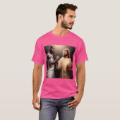 Lebron James Jesus T-shirt (Voorkant volledig)