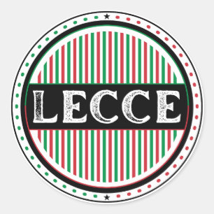 Lecce City Pride Embleem – Italiaanse identiteit Ronde Sticker
