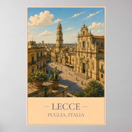 Lecce Poster (Voorkant)