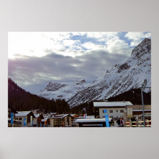 Lech am Arlberg Austrian Alps Austria Photo Print (Voorkant)