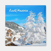 Lech am Arlberg en Autriche - Magnet souvenir (Devant)