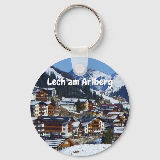 Lech am Arlberg in Austria Souvenir Sleutelhanger (Voorkant)