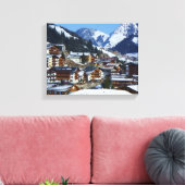 Lech am Arlberg in Oostenrijk Canvas Afdruk (Insitu (Woonkamer))