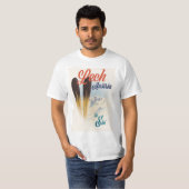 Lech Austria Ski poster T-shirt (Voorkant volledig)