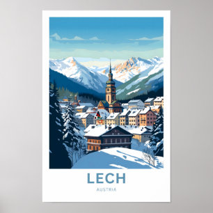 Lech Austria Travel Print