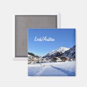 Lech en Autriche - Magnet souvenir (Recto/Verso)