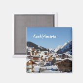 Lech en Autriche - Magnet souvenir (Recto/Verso)