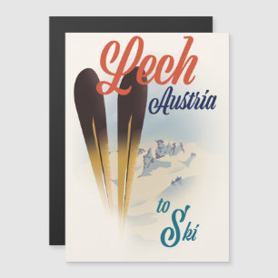 Lech Oostenrijk Ski-poster