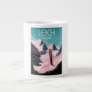 Lech Oostenrijk Ski-poster. Extra Grote Beker