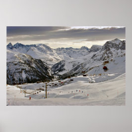 Lech Zurs am Arlberg Austrian Alps Austria Poster